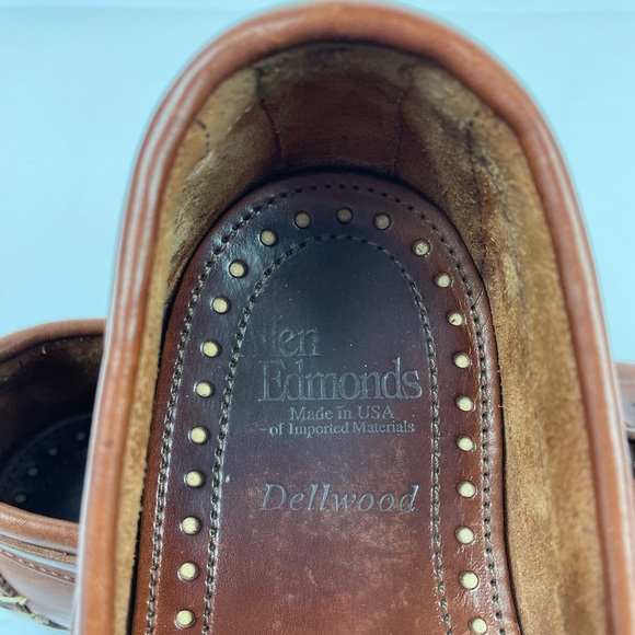 Allen Edmunds Dellwood Leather Tassel Loafers 9.5 - Picture 6 of 6